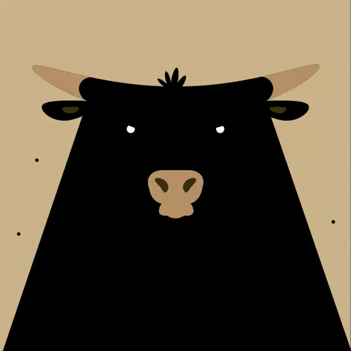 Imagen de una vaca rumiando
